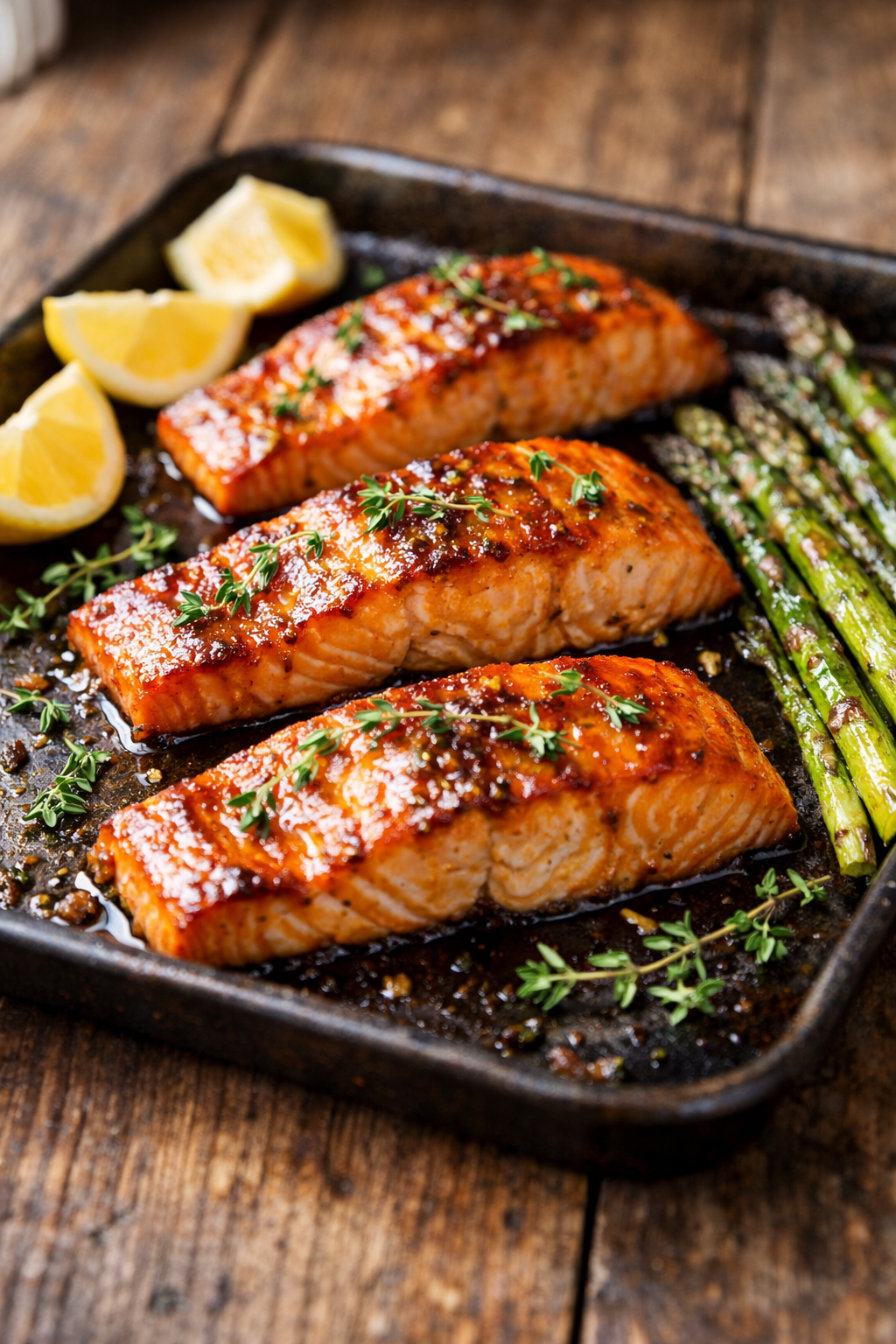 Sheet Pan Maple Dijon Salmon