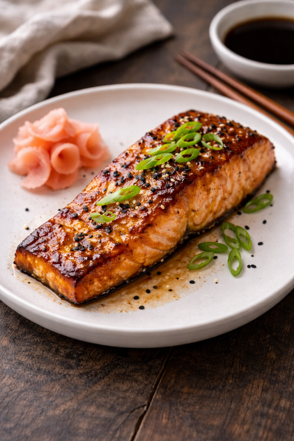 Miso Glazed Salmon